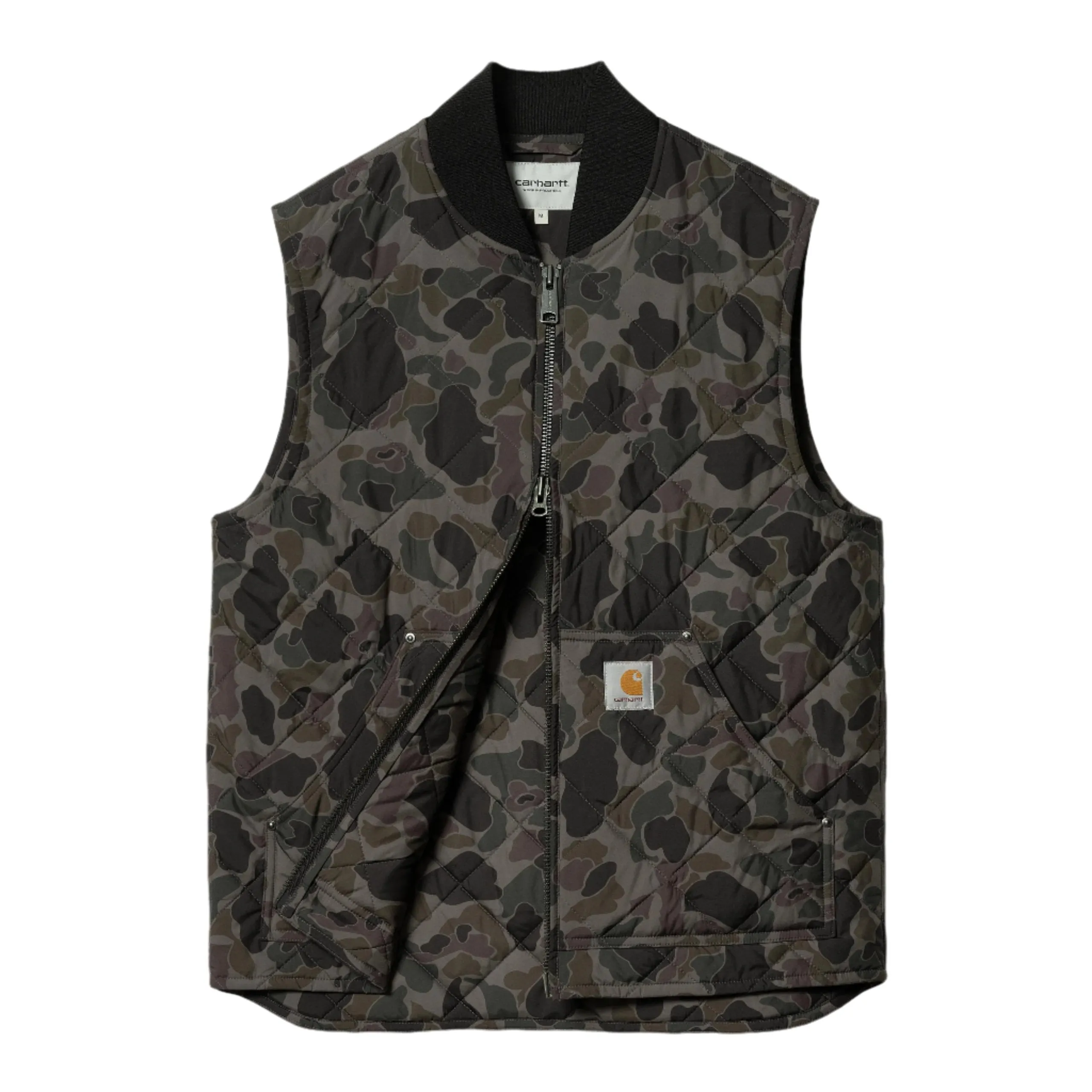 Carhartt WIP Myton Vest Liner Camo Duck, Grey