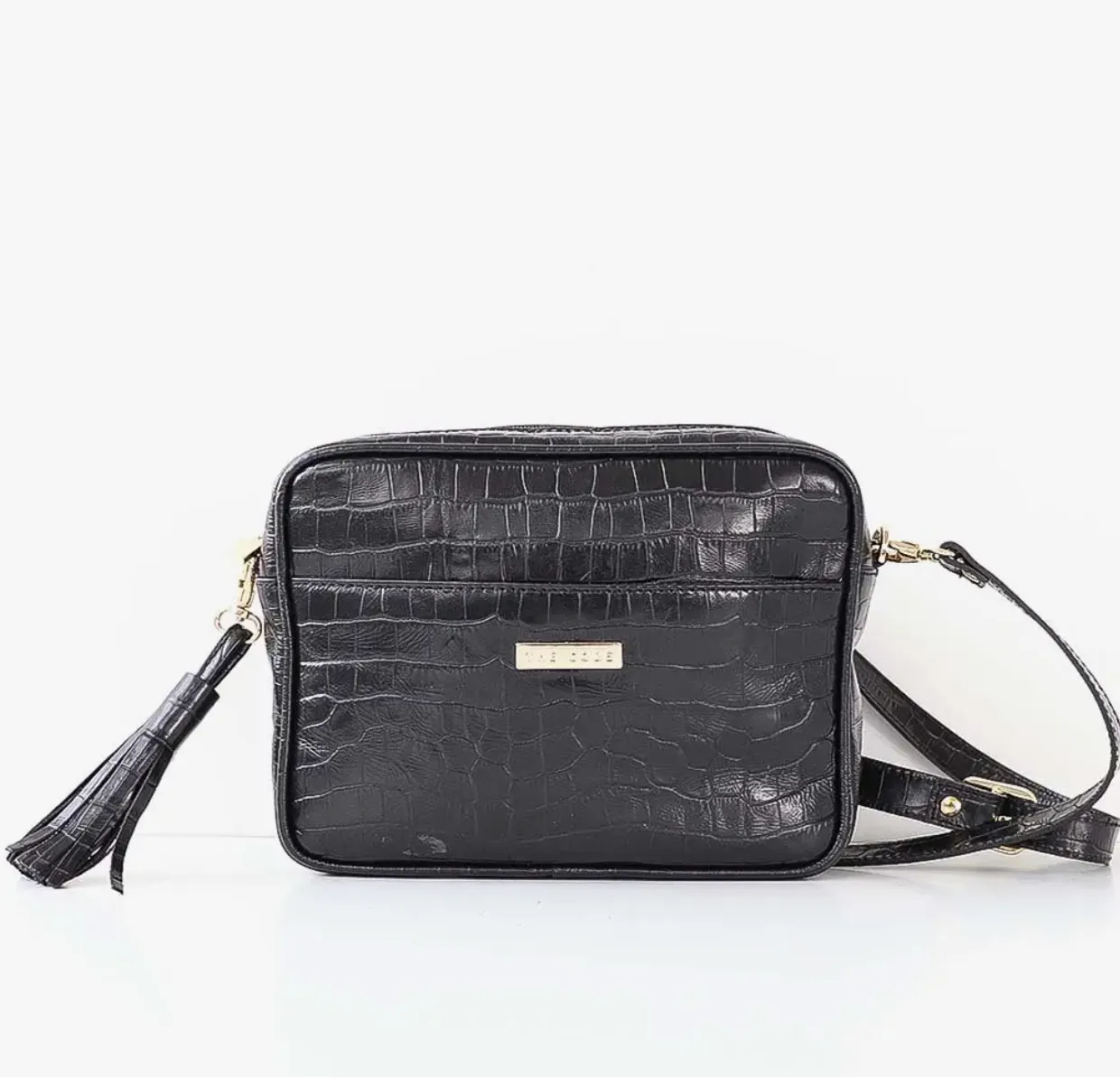 Carlota Crossbody Bag in Black