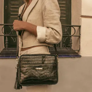 Carlota Crossbody Bag in Black