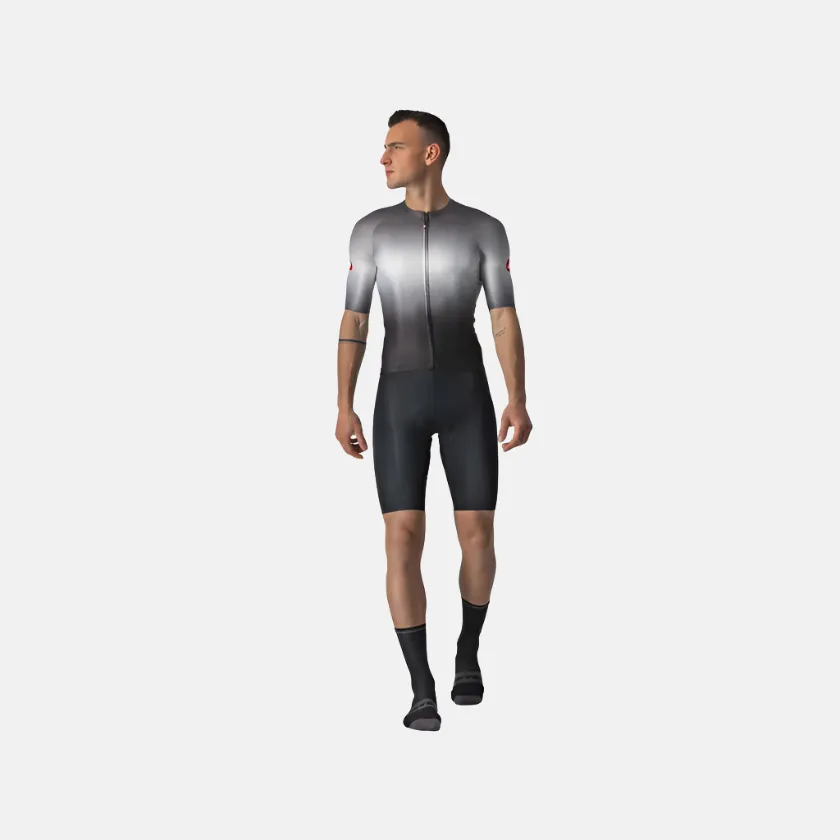 Castelli Aero Race 6.0 Men's Cycling Jersey -Black/Dark Grey