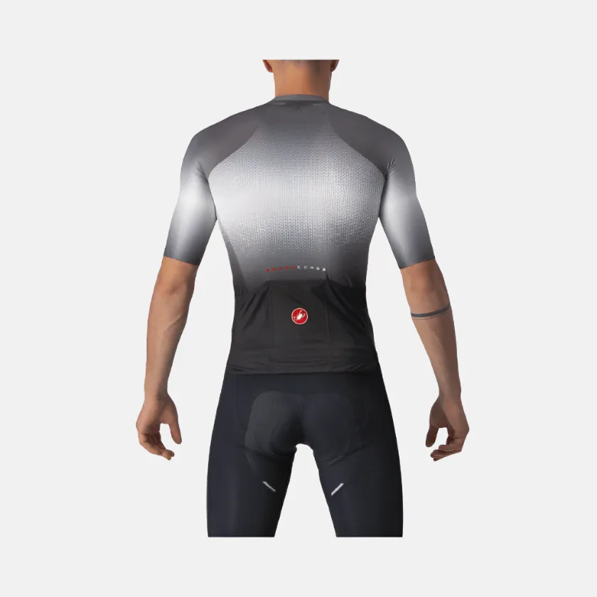 Castelli Aero Race 6.0 Men's Cycling Jersey -Black/Dark Grey