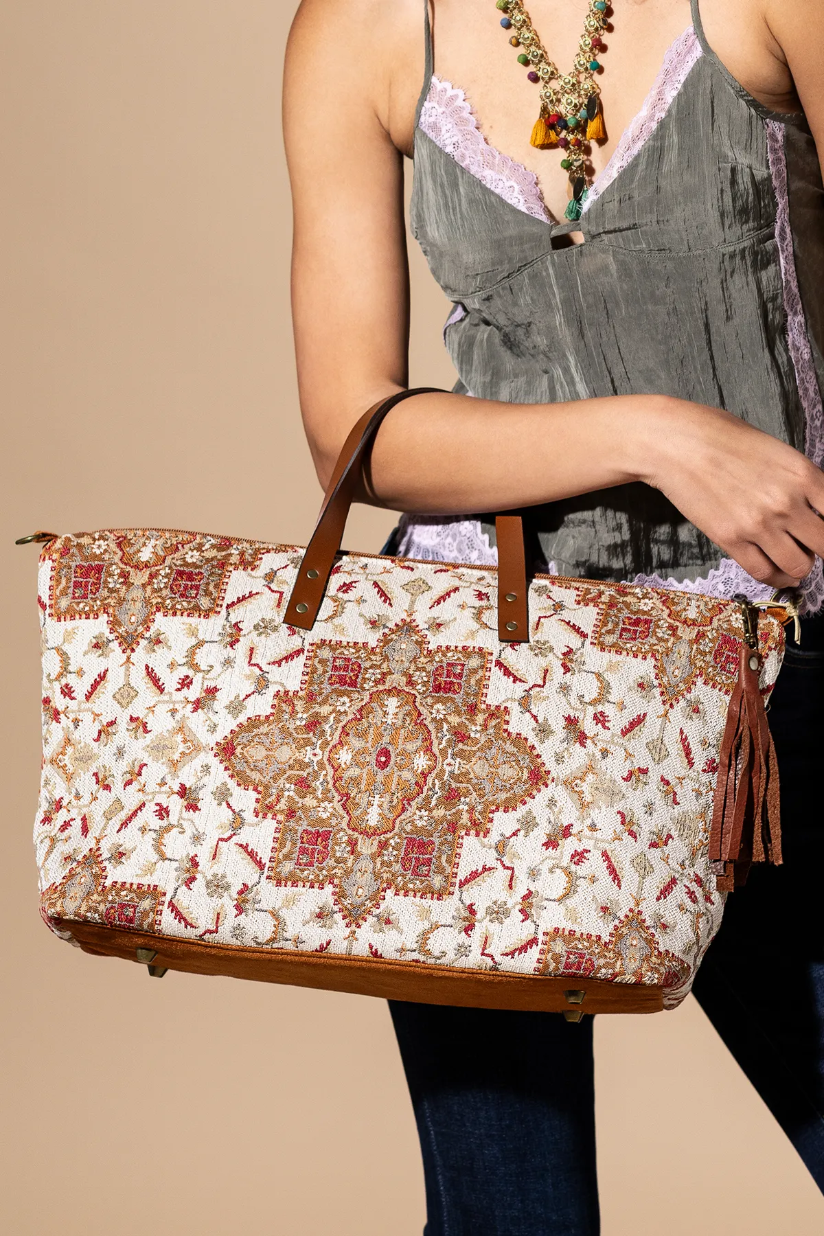 Castle Buddy Handcrafted Carryall Tote Bag