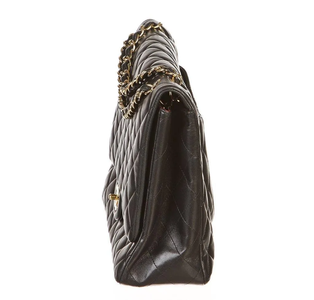 Chanel Black Classic Single Flap Bag