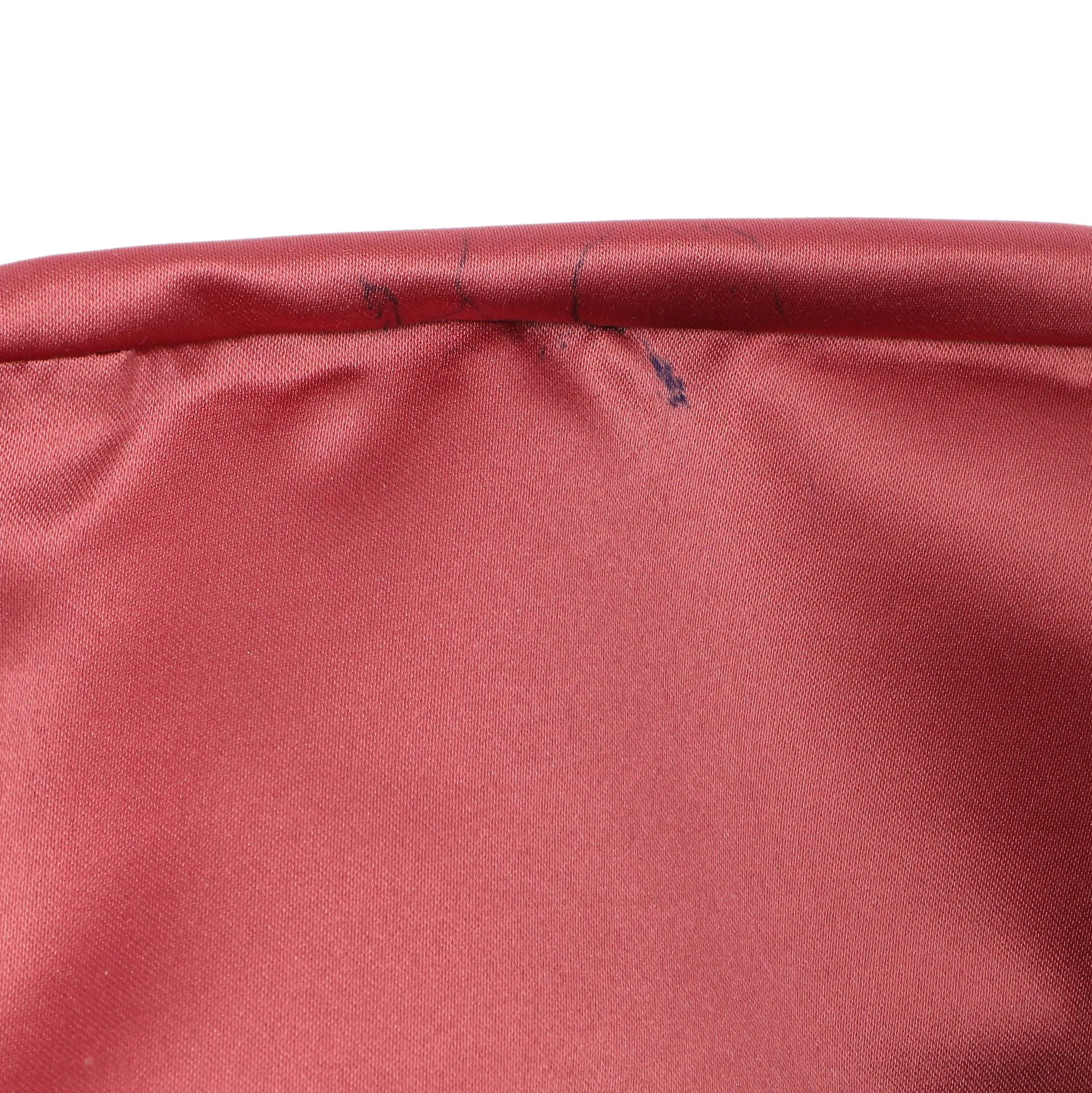 Chanel Burgundy Glazed Calfskin On The Road Flap