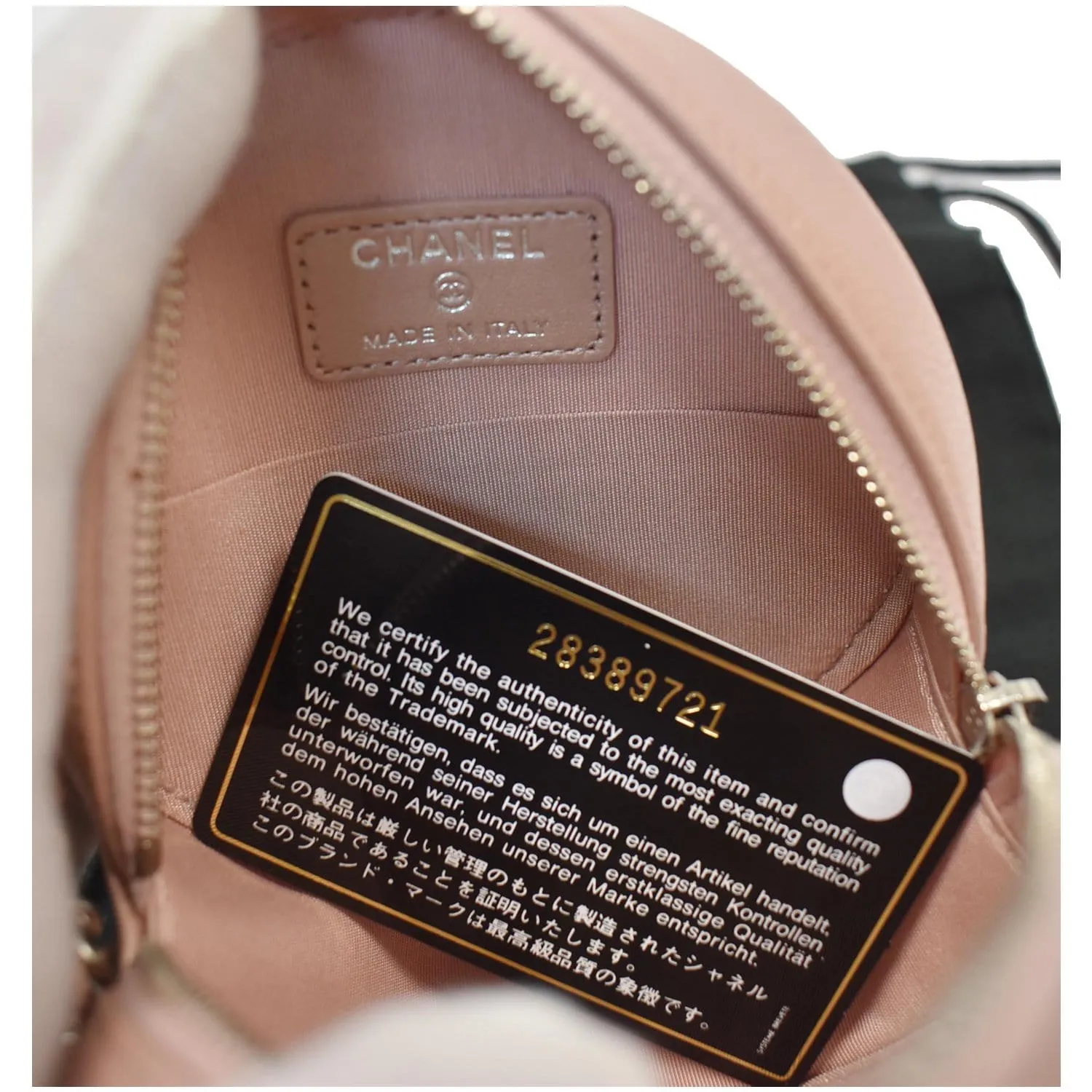 CHANEL Camellia Round Leather Crossbody Bag Light Pink