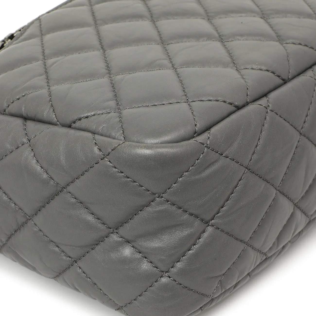 Chanel Grey Aged Calfskin Reissue Camera Bag