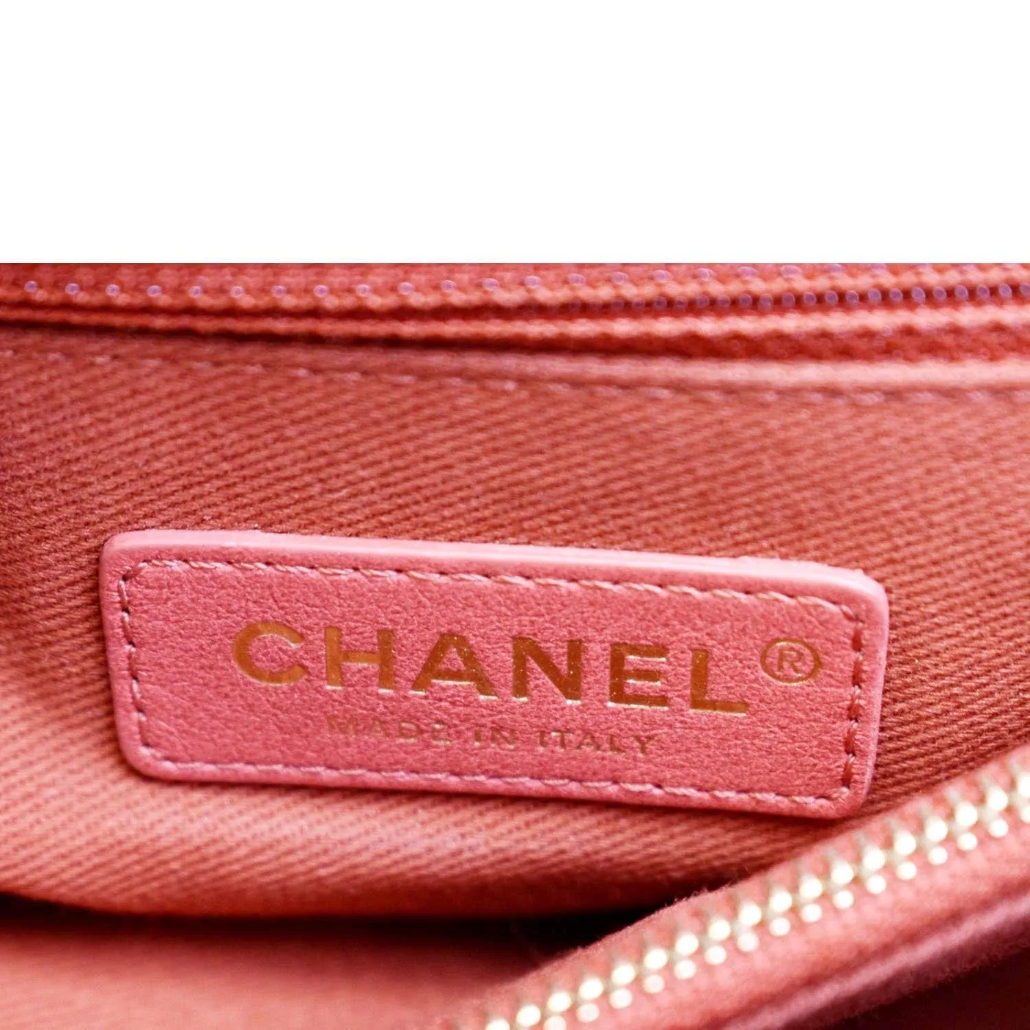 CHANEL Medium Coco Quilted Caviar Leather Top Handle Shoulder Bag Red