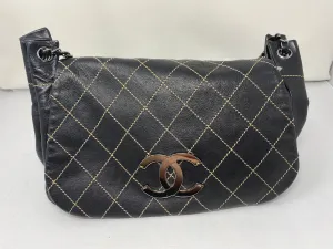 Chanel Surpique Accordian Bag