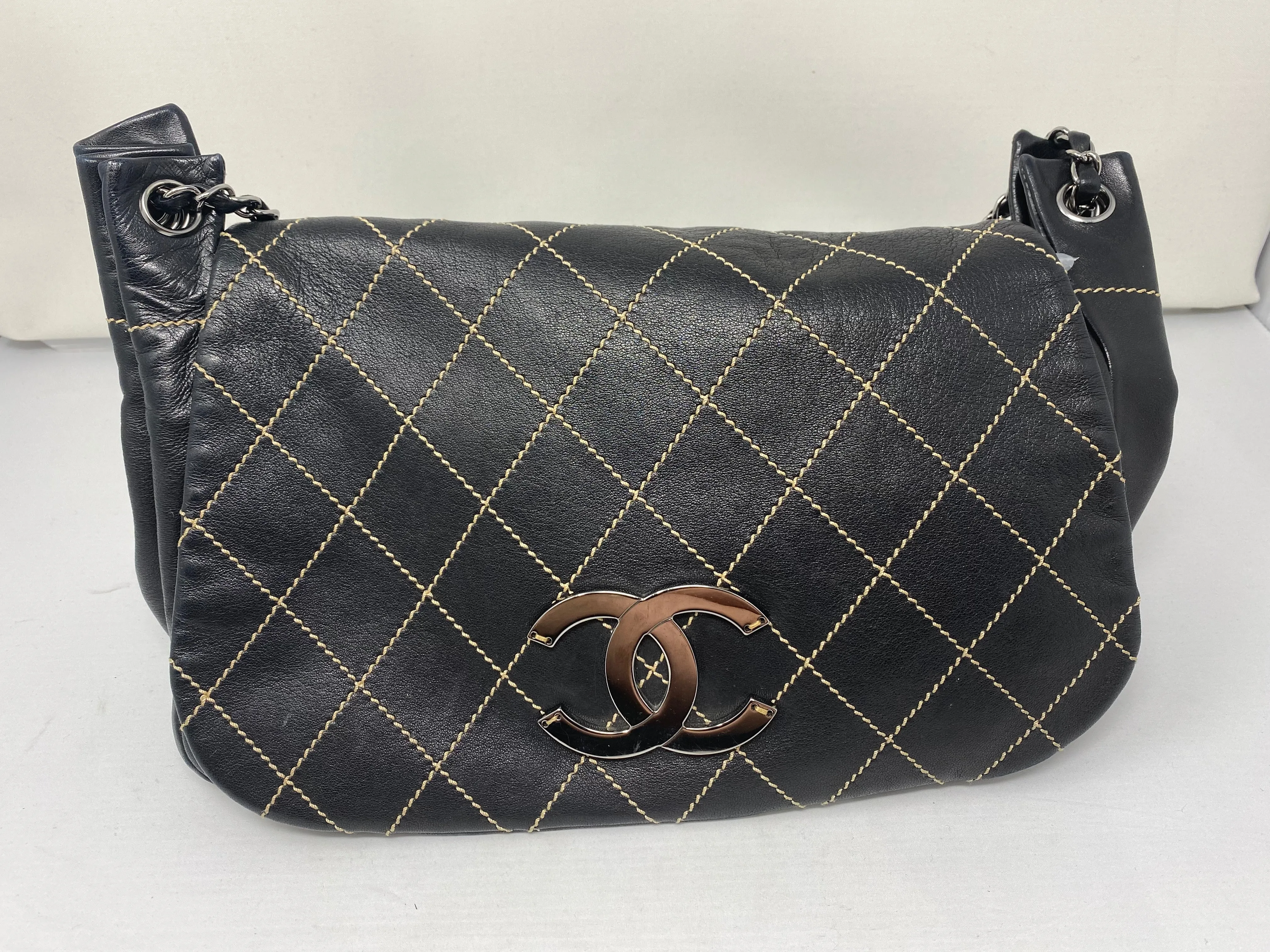 Chanel Surpique Accordian Bag