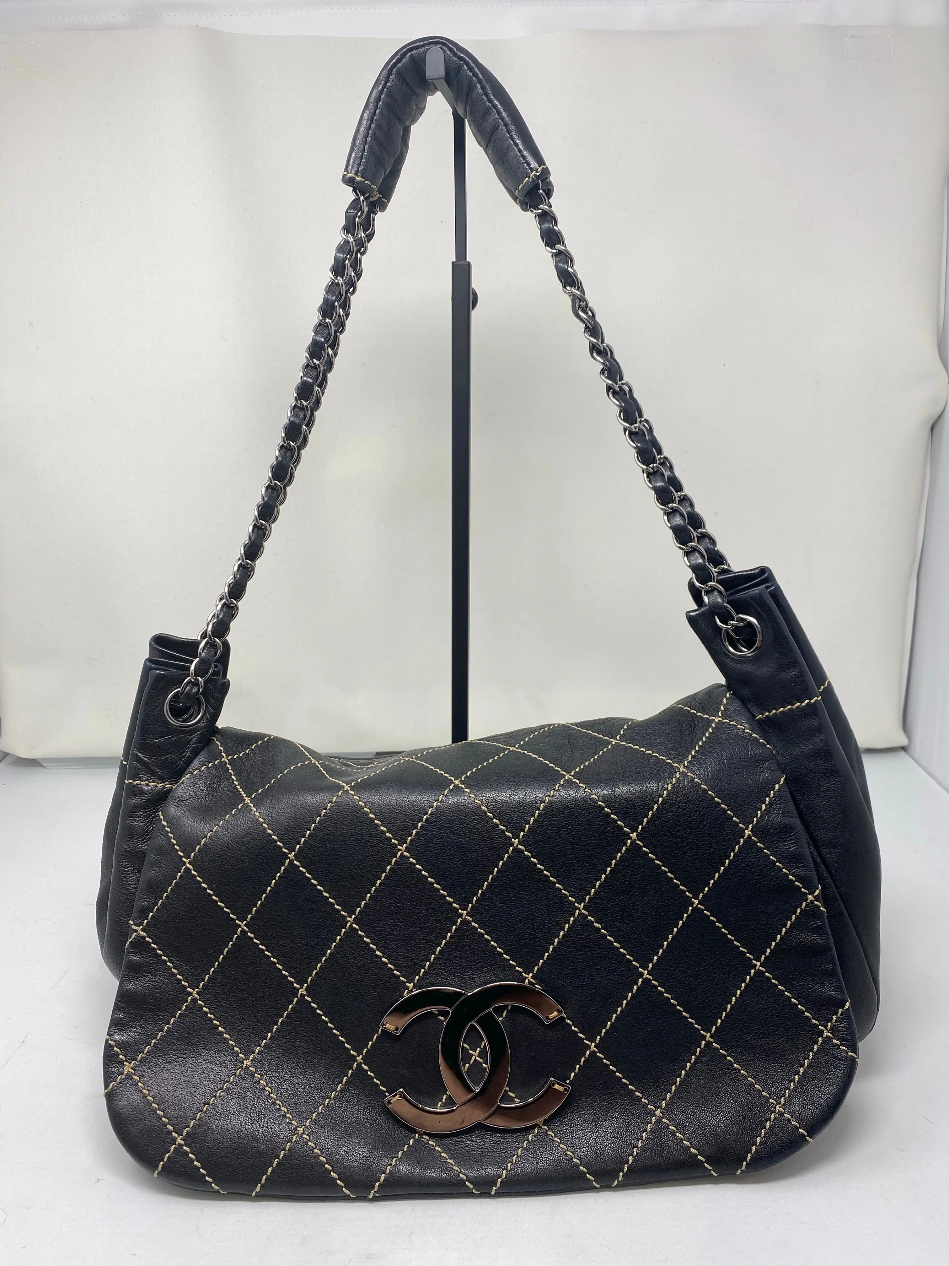Chanel Surpique Accordian Bag