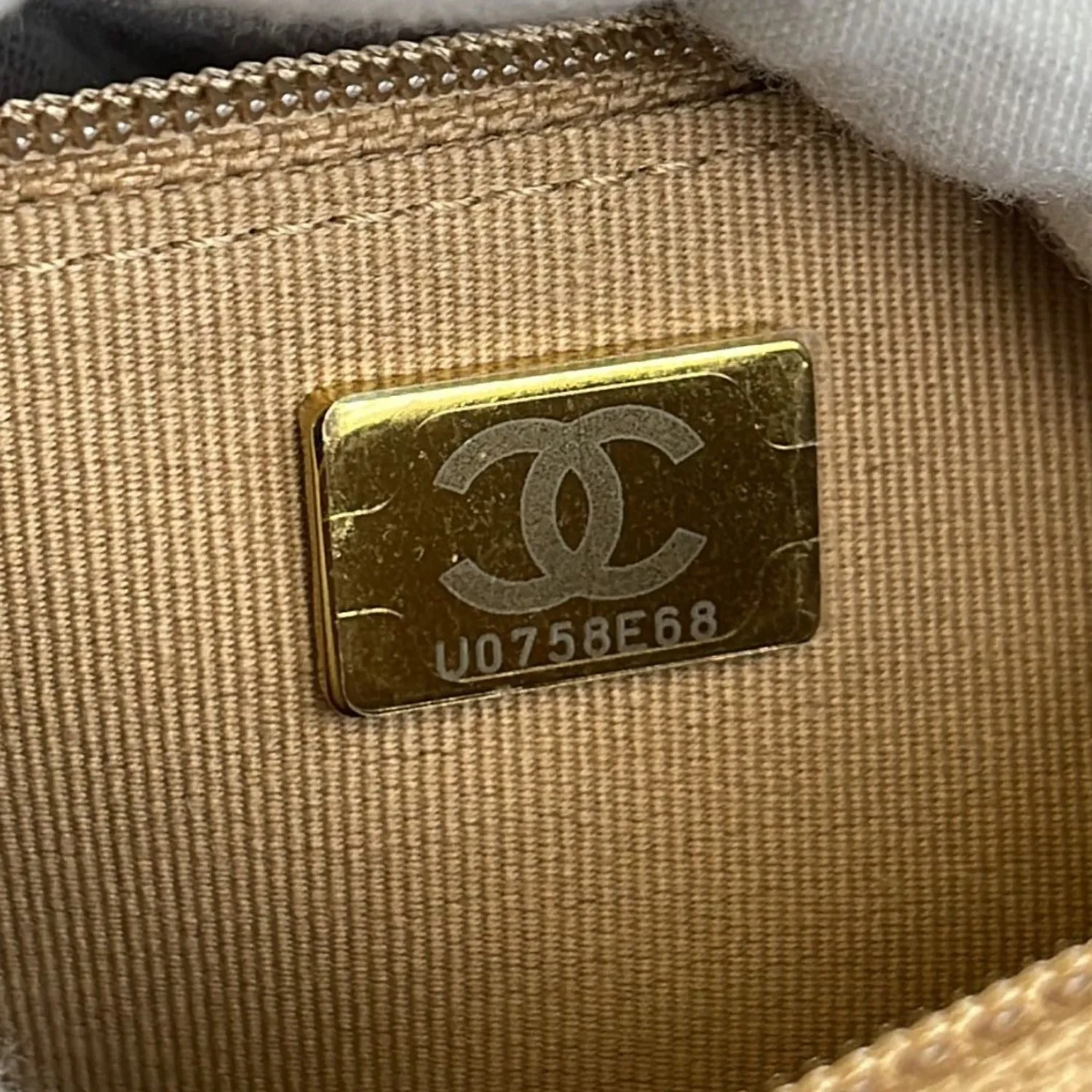 CHANEL Trendy CC Lambskin Leather Wallet On Chain Crossbody Bag Brown