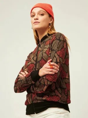 Chaqueta Xantik Brown Texture
