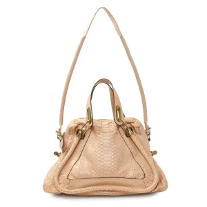 Chloe Nude Python Medium Paraty