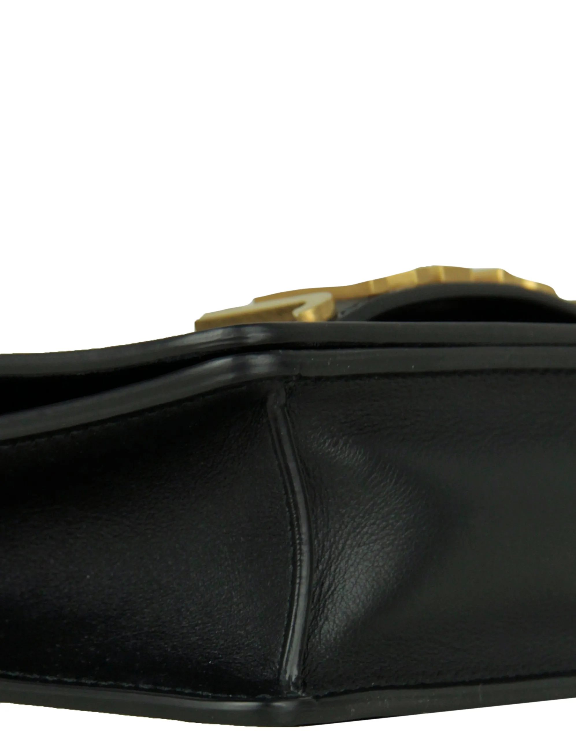 Christian Dior Black Leather J'Adior Chain Flap Bag