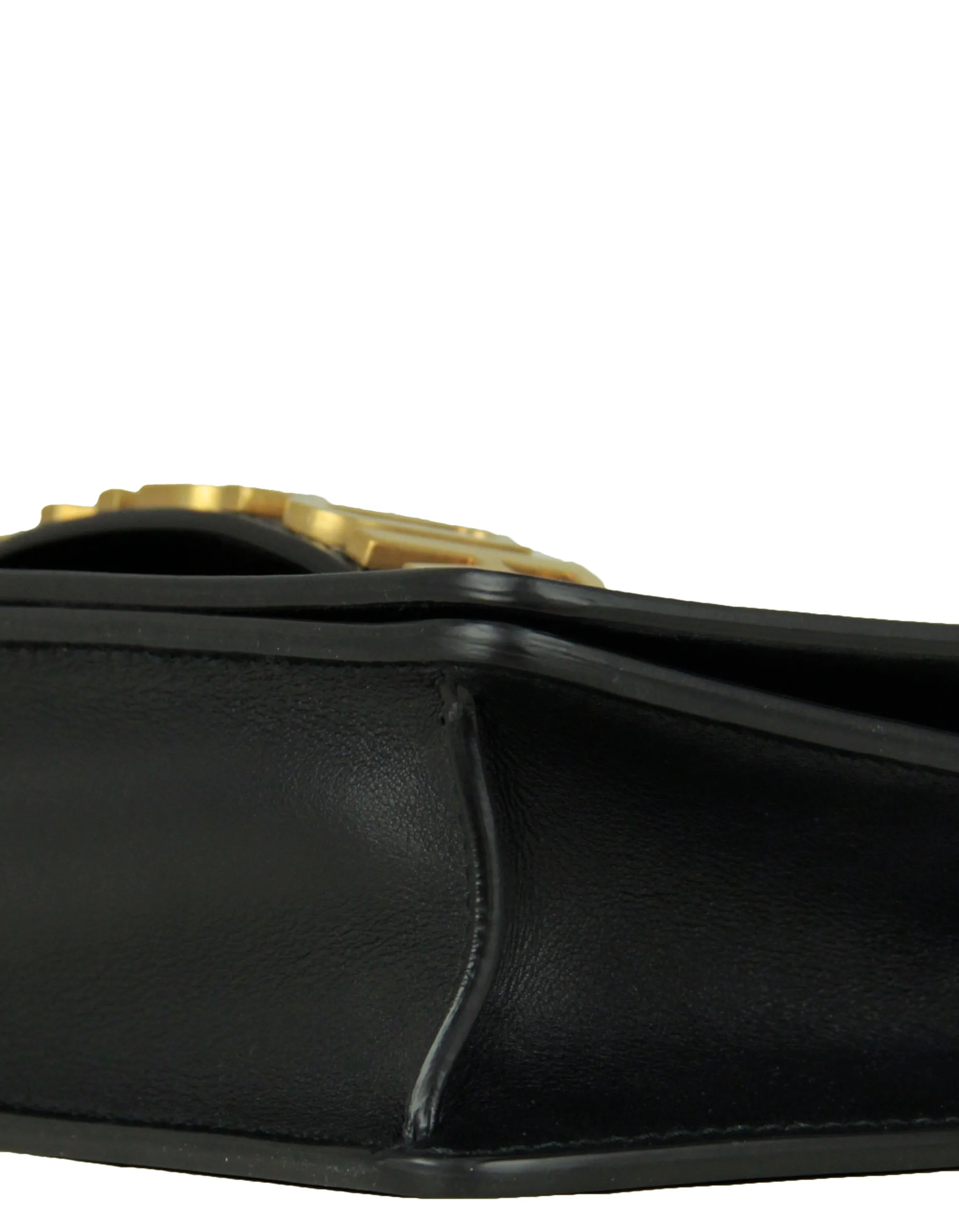 Christian Dior Black Leather J'Adior Chain Flap Bag