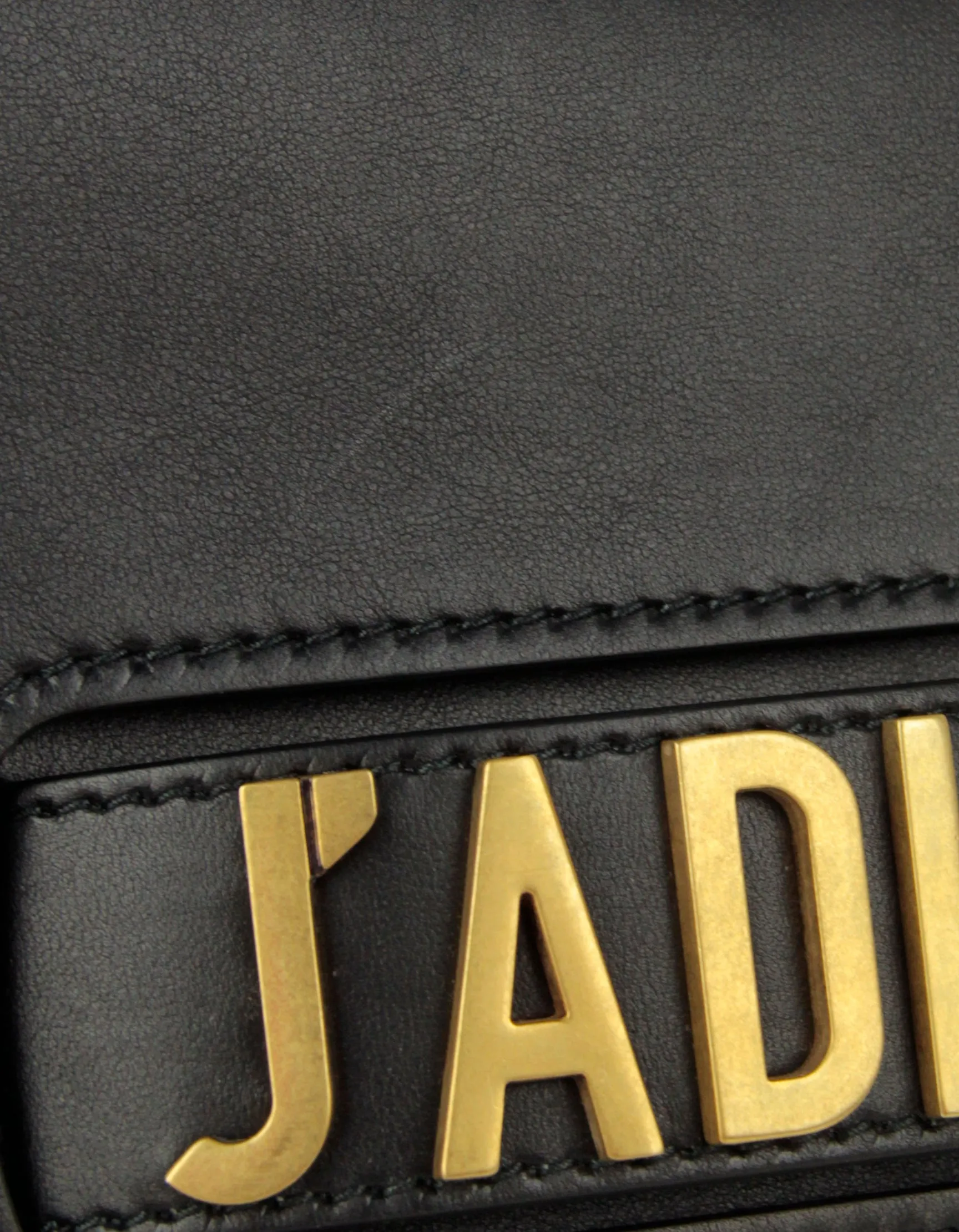 Christian Dior Black Leather J'Adior Chain Flap Bag