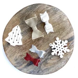 Christmas Bow Set (4pc)