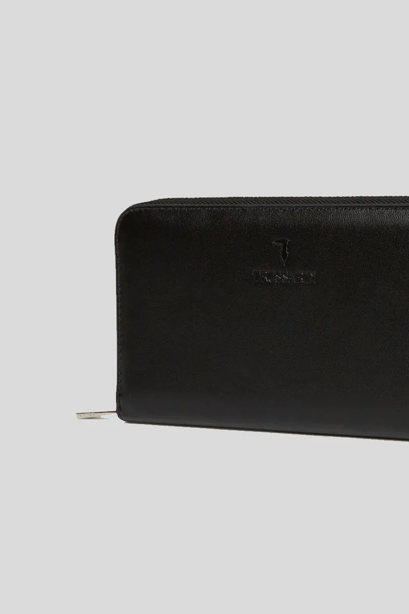 Claire Zip Around LG Mini Grana - Black