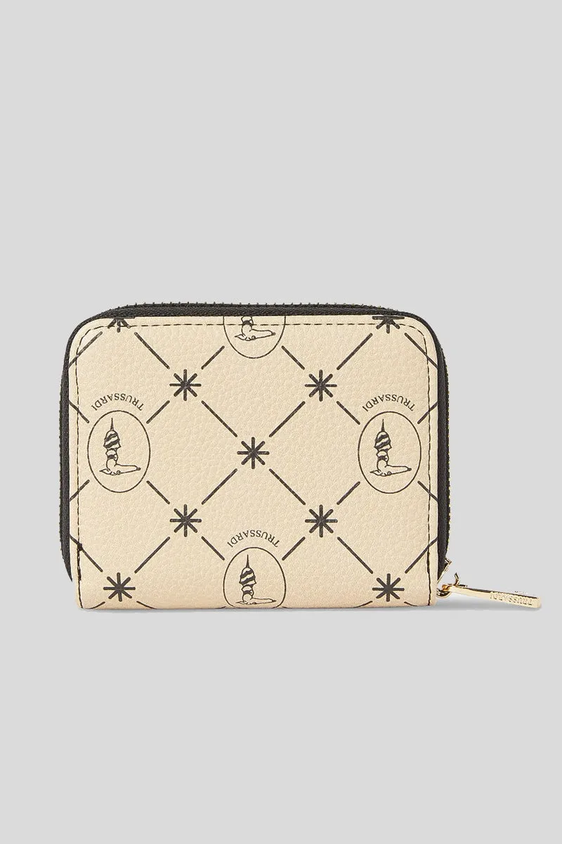 Clavel Zip Around Smfull Grain Monogram - Fat.Monogram