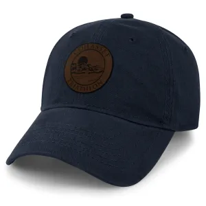 Cohasset Triathlon Leather Patch Dad Hat