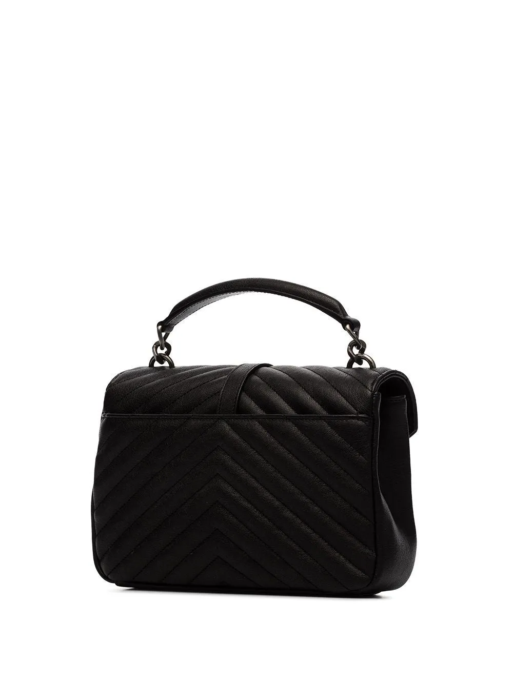 College medium leather shoulder bag