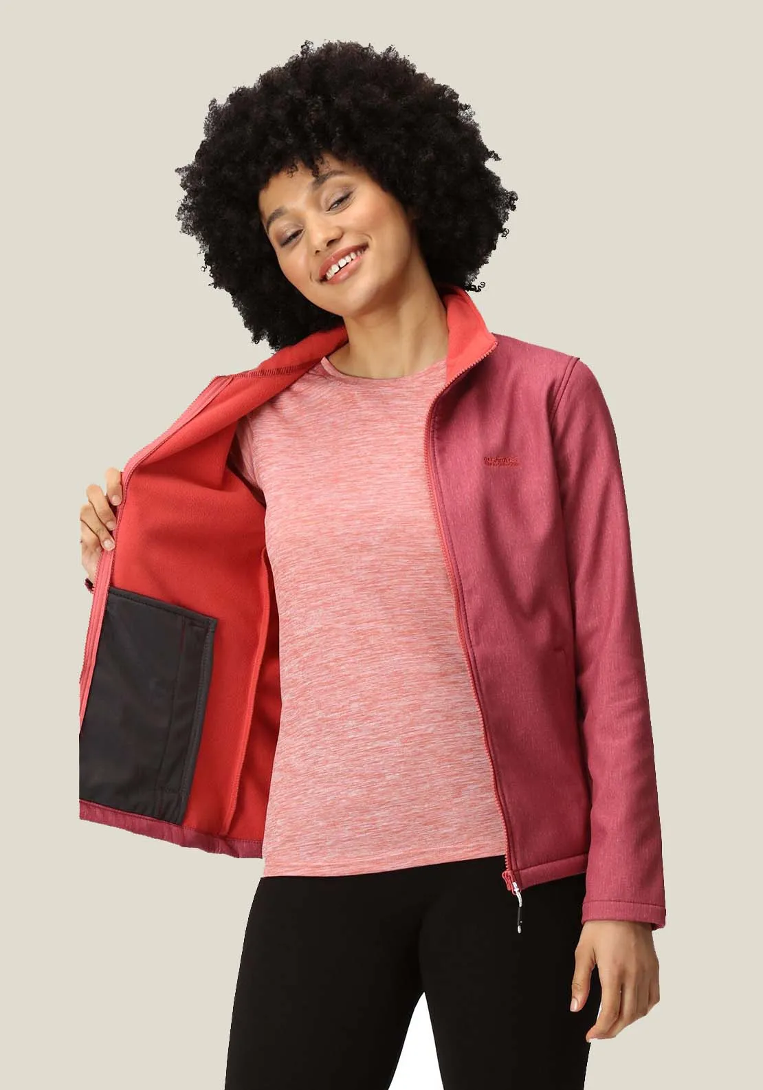 Connie Softshell Jacket - Red