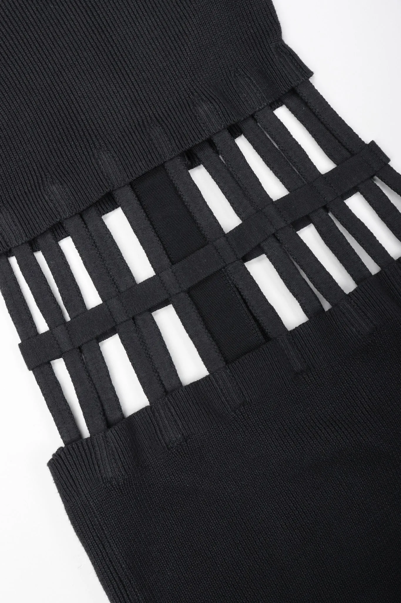 Corset Cage Cutout Cardigan