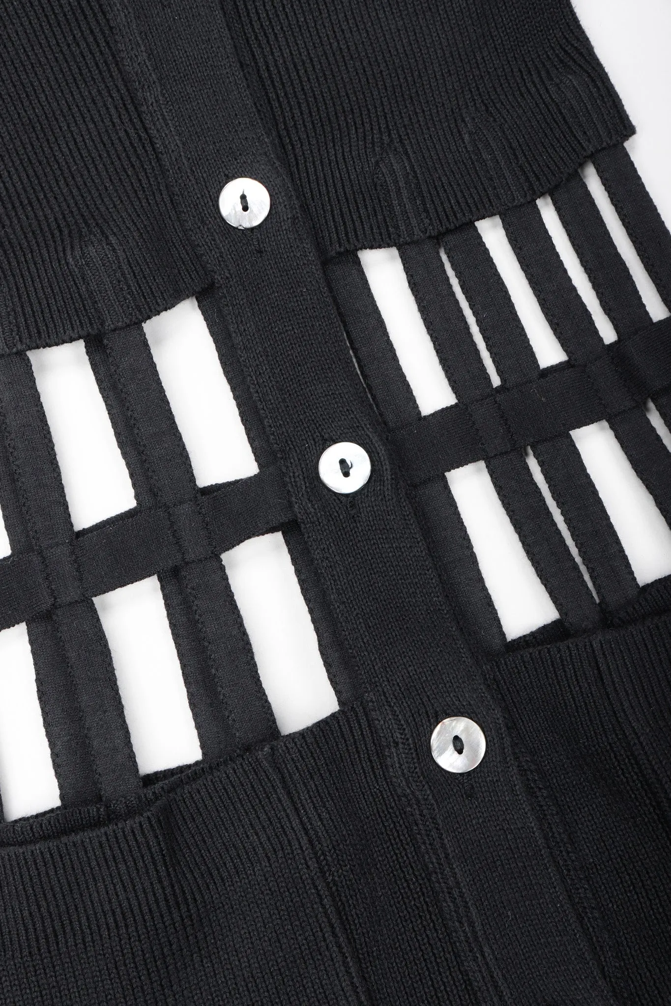 Corset Cage Cutout Cardigan