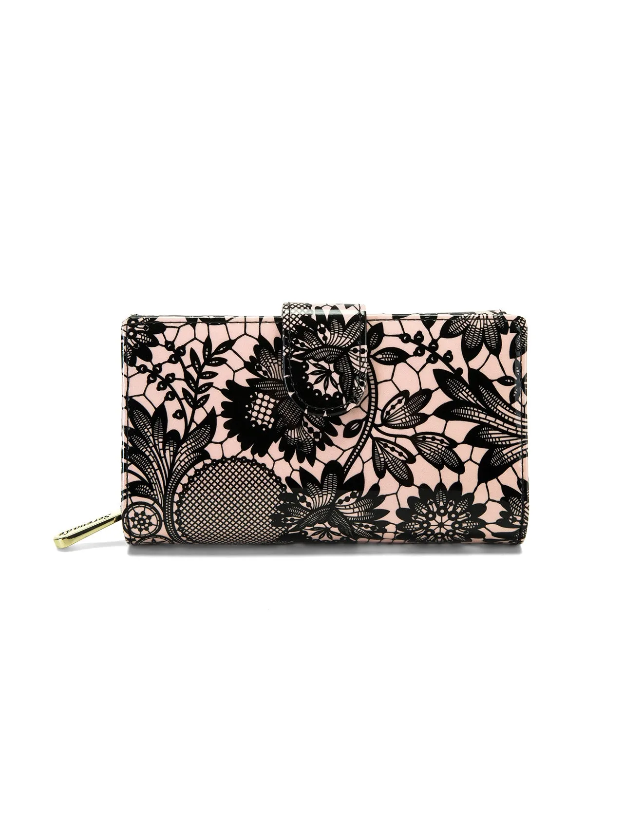 CORSETTE MEDIUM PATENT LEATHER WALLET WITH RFID-WSF3202- NEW IN