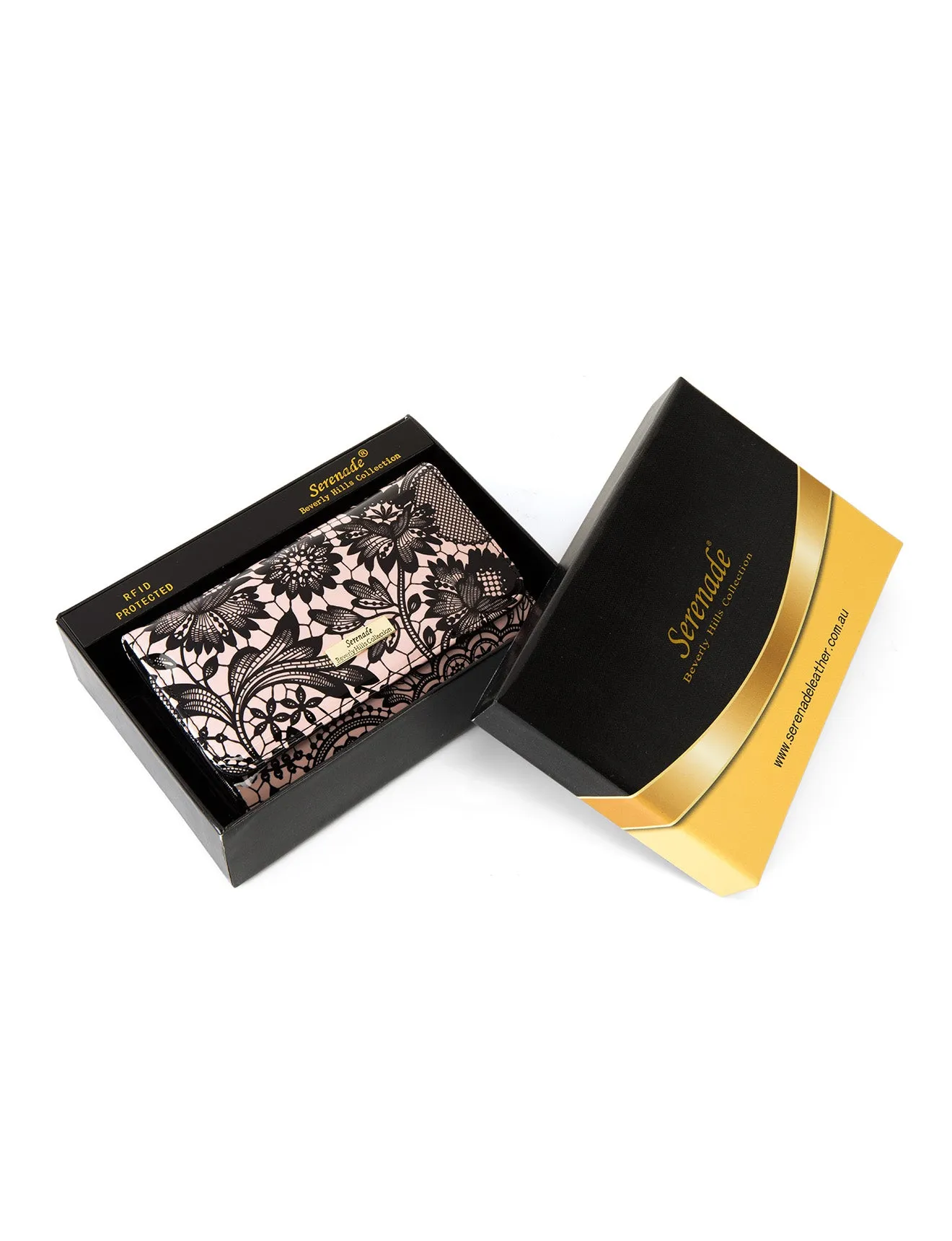 CORSETTE MEDIUM PATENT LEATHER WALLET WITH RFID-WSF3202- NEW IN