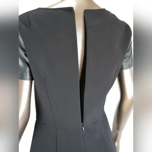 DKNY leather cutout dress 10 Brand New