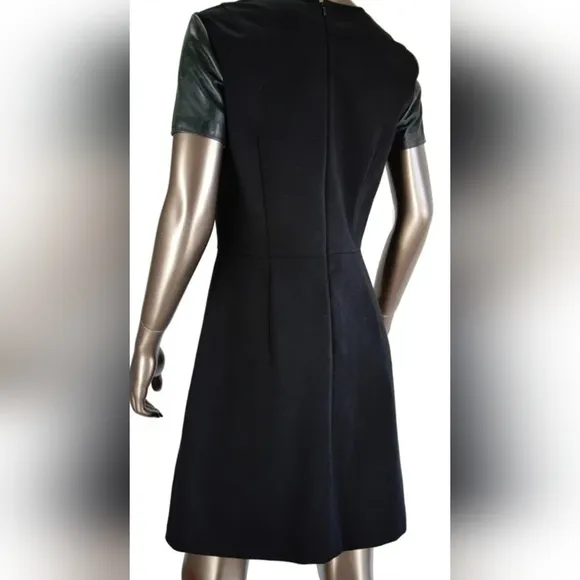 DKNY leather cutout dress 10 Brand New