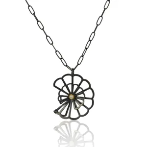 double fold cloud necklace