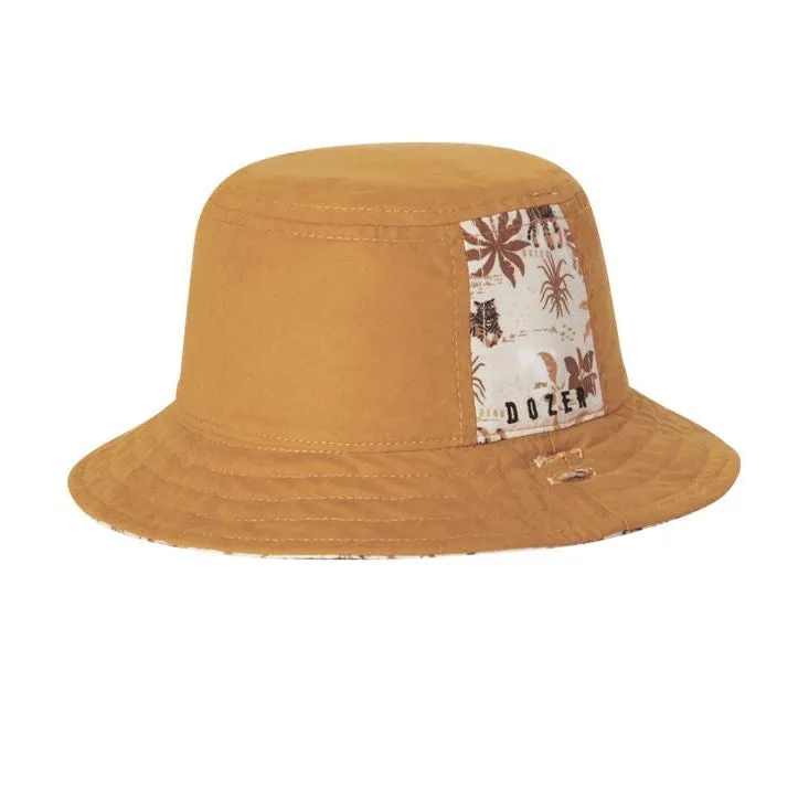 Dozer Reversible Bucket Hat - Leo Natural