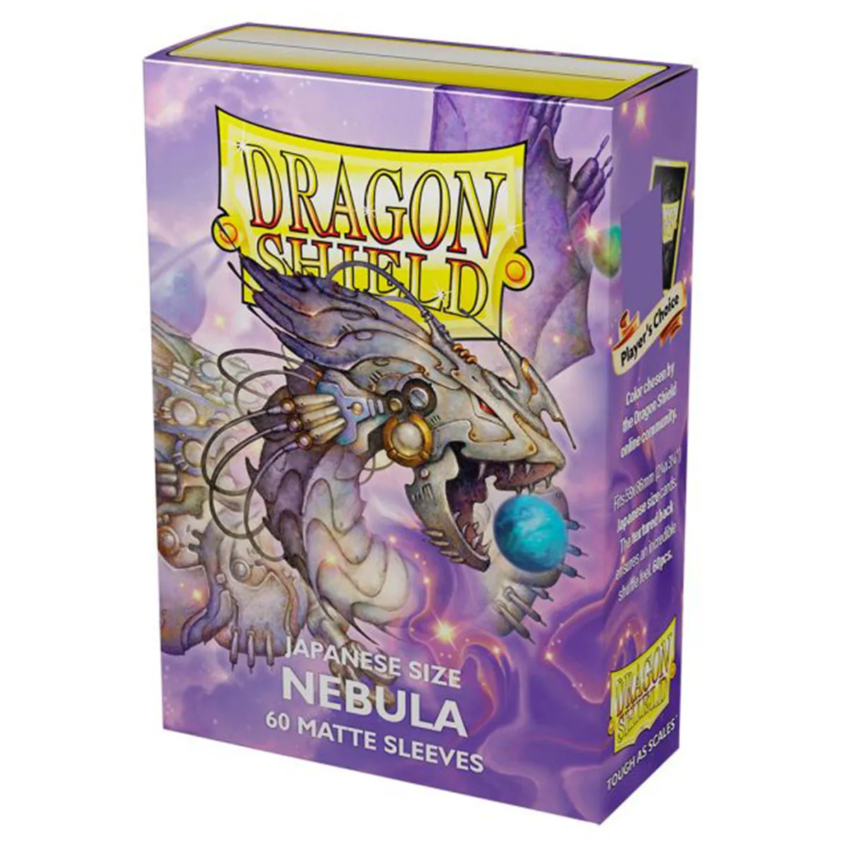Dragon Shield Japanese 60ct Nebula Purple Matte Sleeves