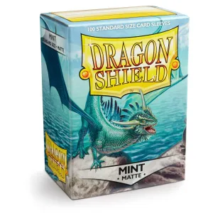 Dragon Shield Matte Mint - 100 Standard Size Sleeves