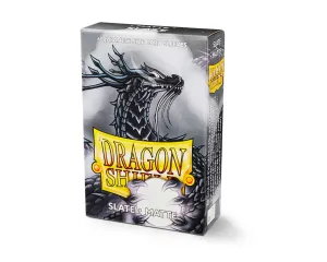 Dragon Shield Matte Slate - 60 Japanese Size Sleeves