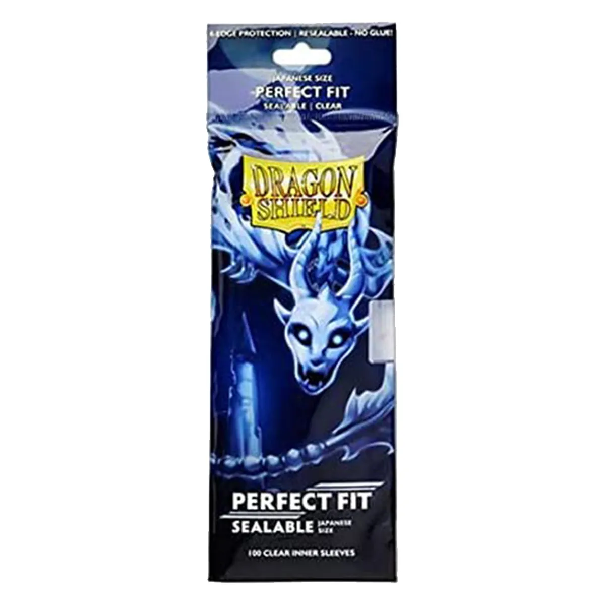 Dragon Shield Perfect Fit 100 pack Sealable Japanese Clear Sleeves