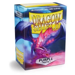 Dragon Shield Purple - Matte Sleeves - Standard Size (100)