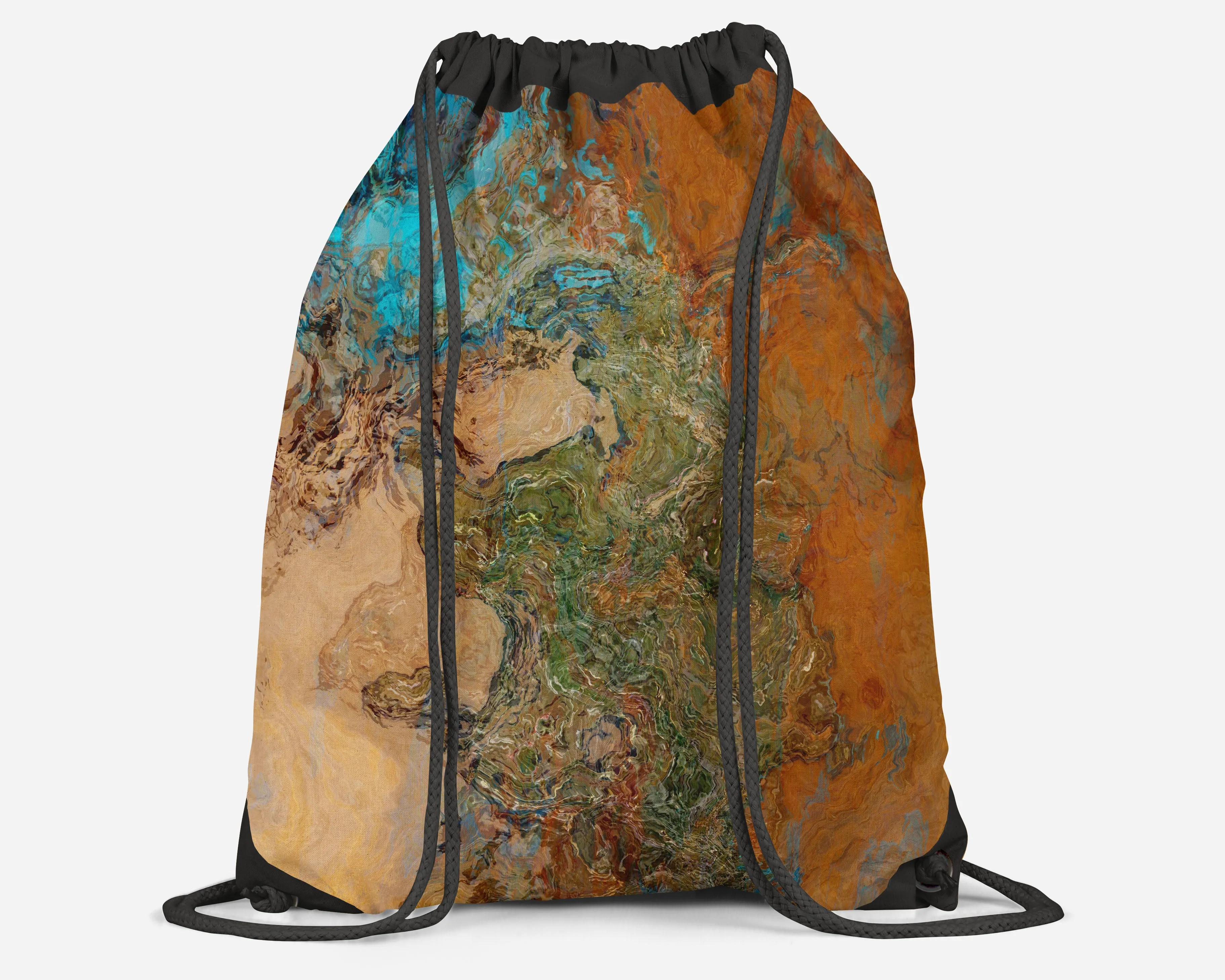 Drawstring Sling Bag, Canyon Sunset