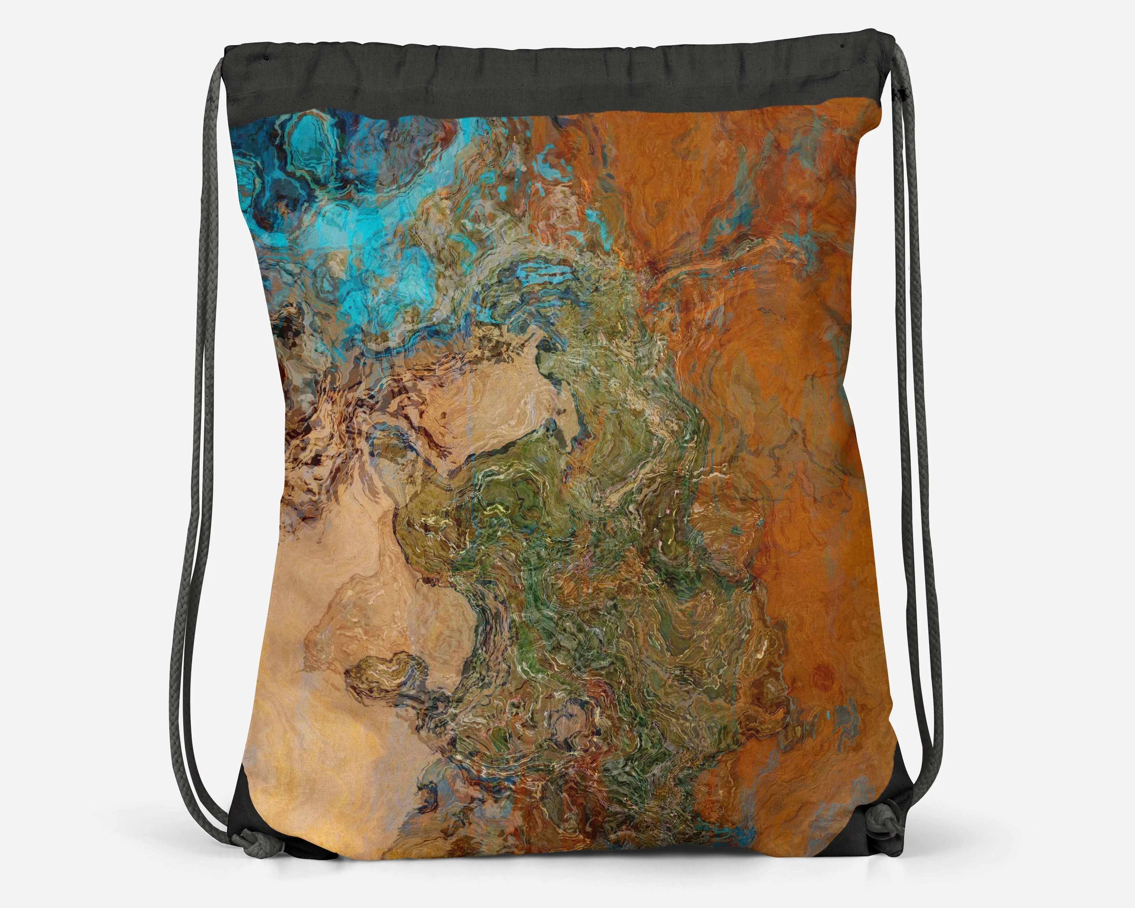 Drawstring Sling Bag, Canyon Sunset