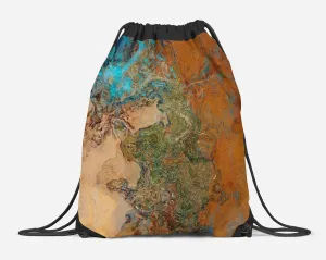 Drawstring Sling Bag, Canyon Sunset