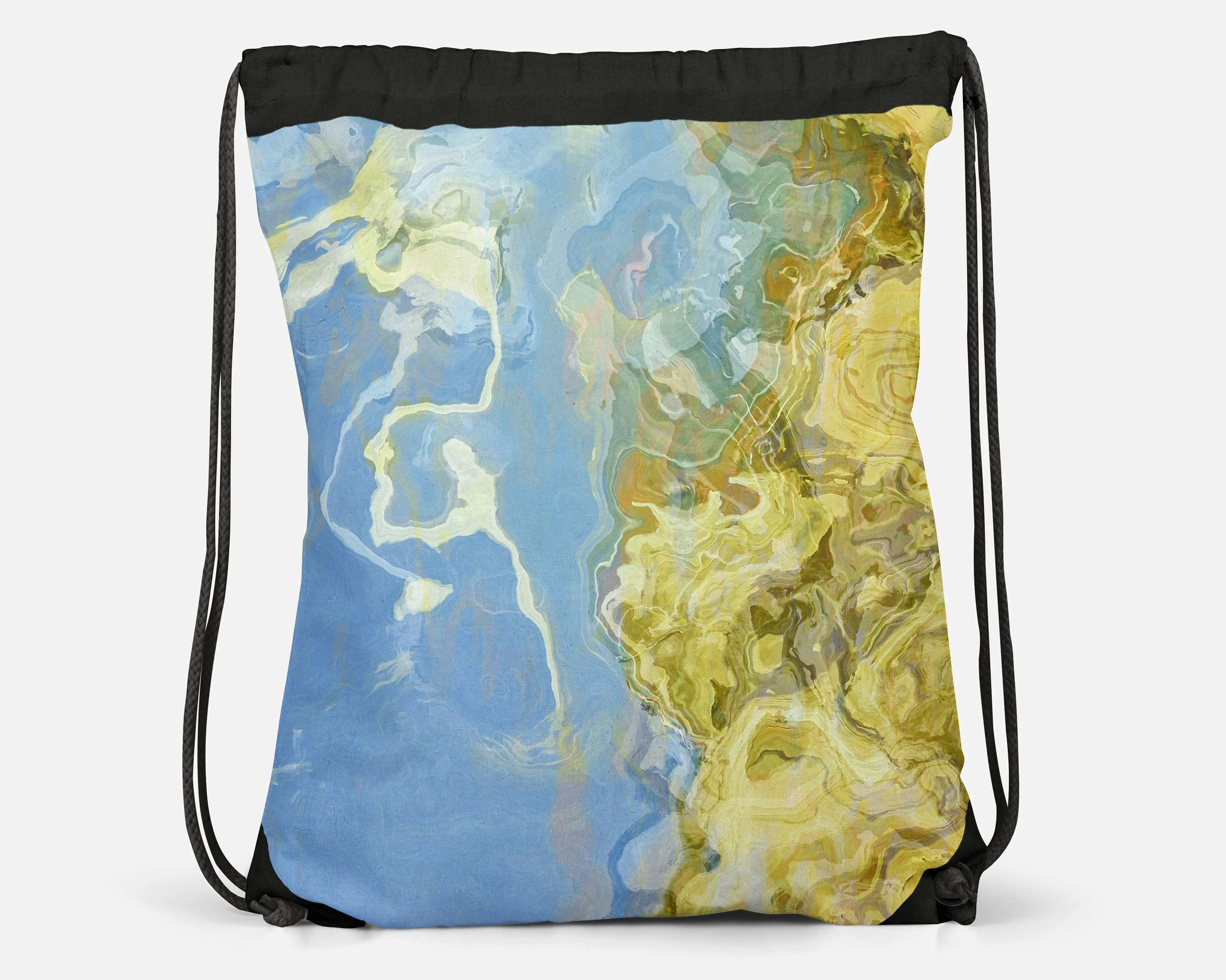 Drawstring Sling Bag, Dune Scape