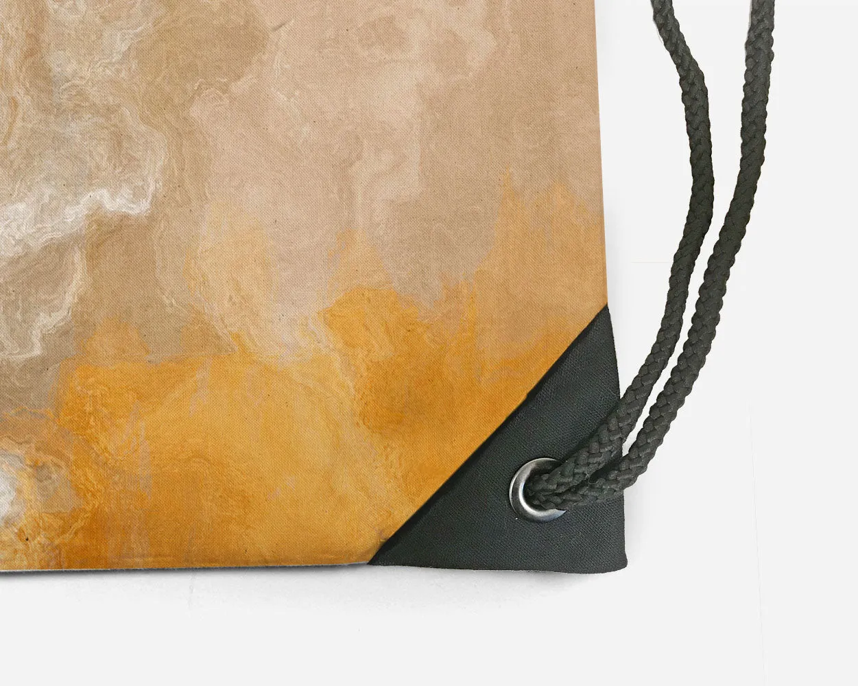 Drawstring Sling Bag, Evening Gold
