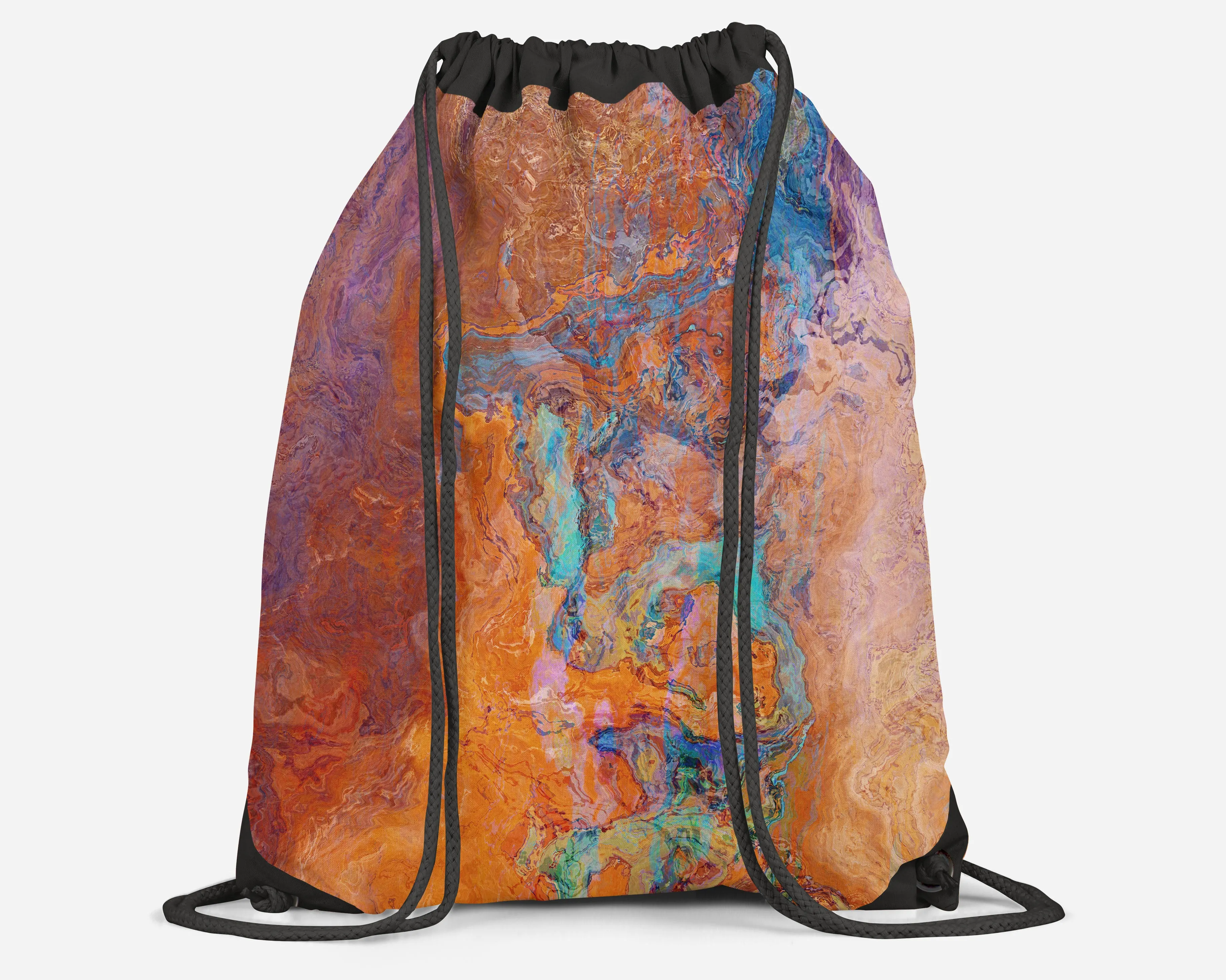 Drawstring Sling Bag, Southwestern Archetype