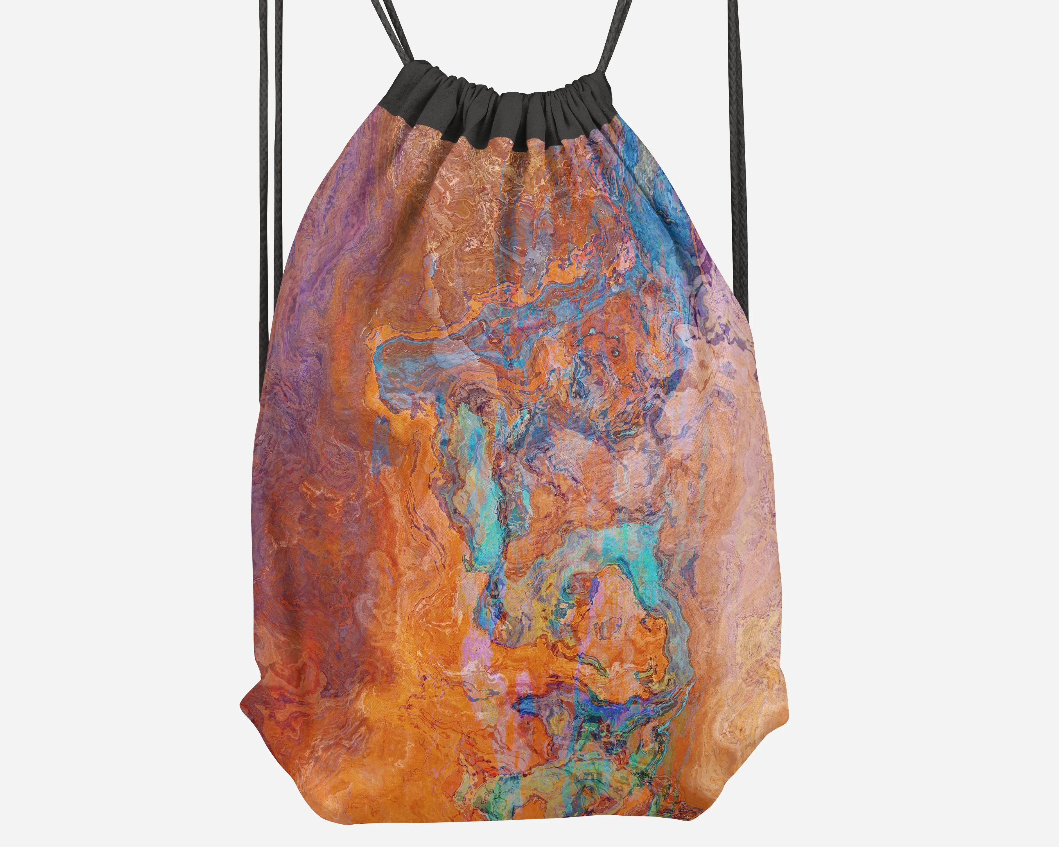 Drawstring Sling Bag, Southwestern Archetype