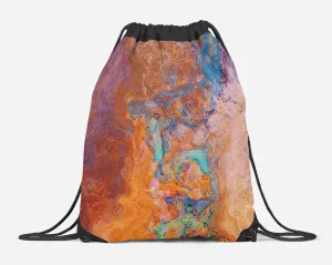 Drawstring Sling Bag, Southwestern Archetype