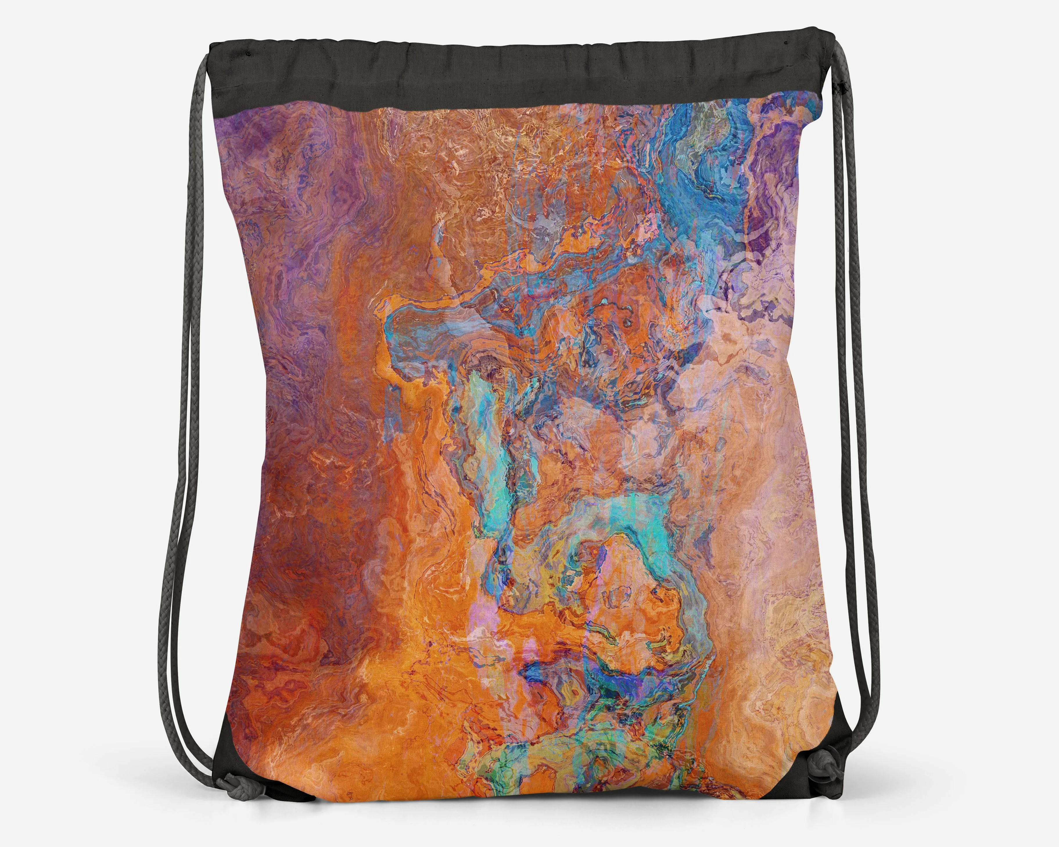 Drawstring Sling Bag, Southwestern Archetype