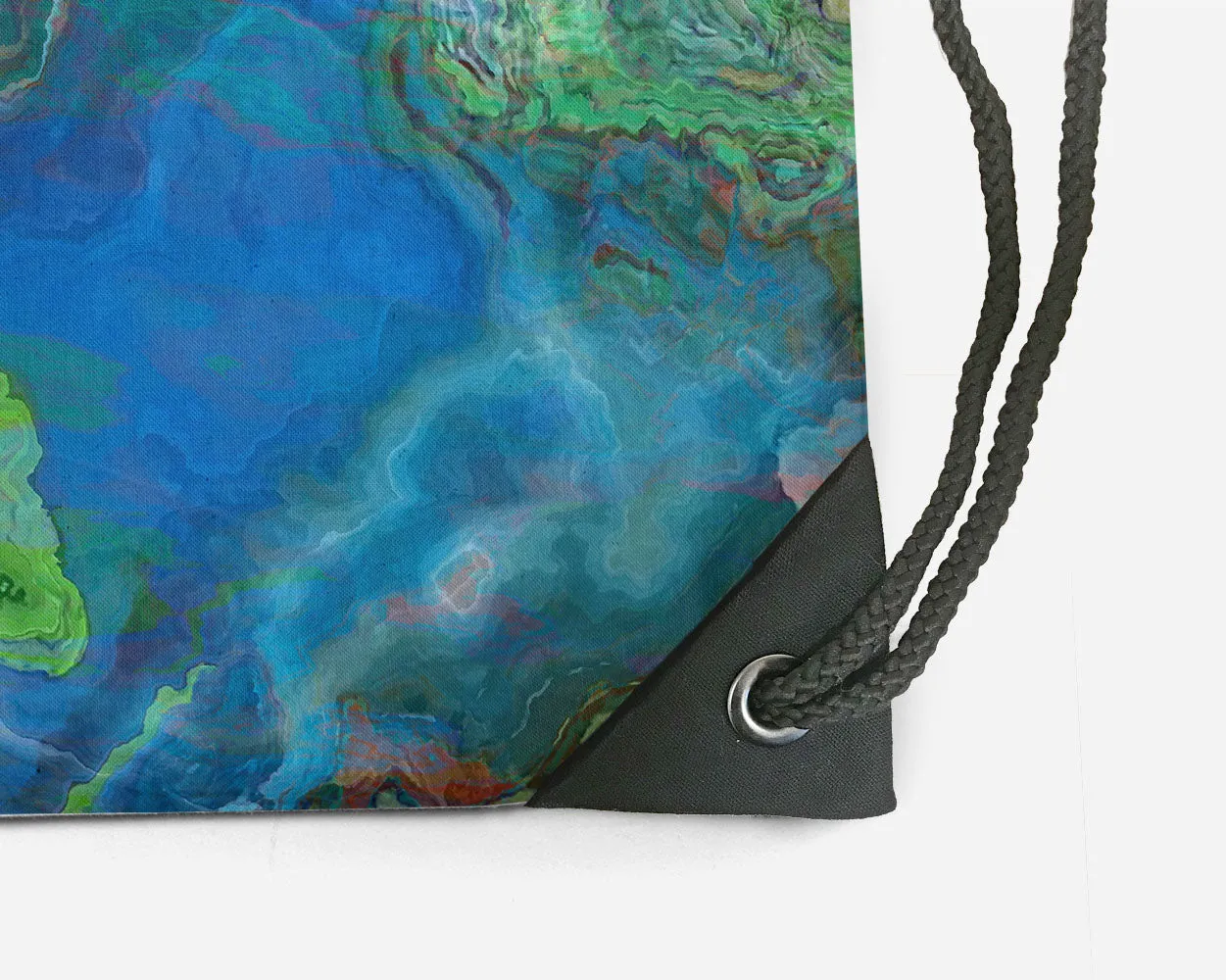 Drawstring Sling Bag, Swimmer