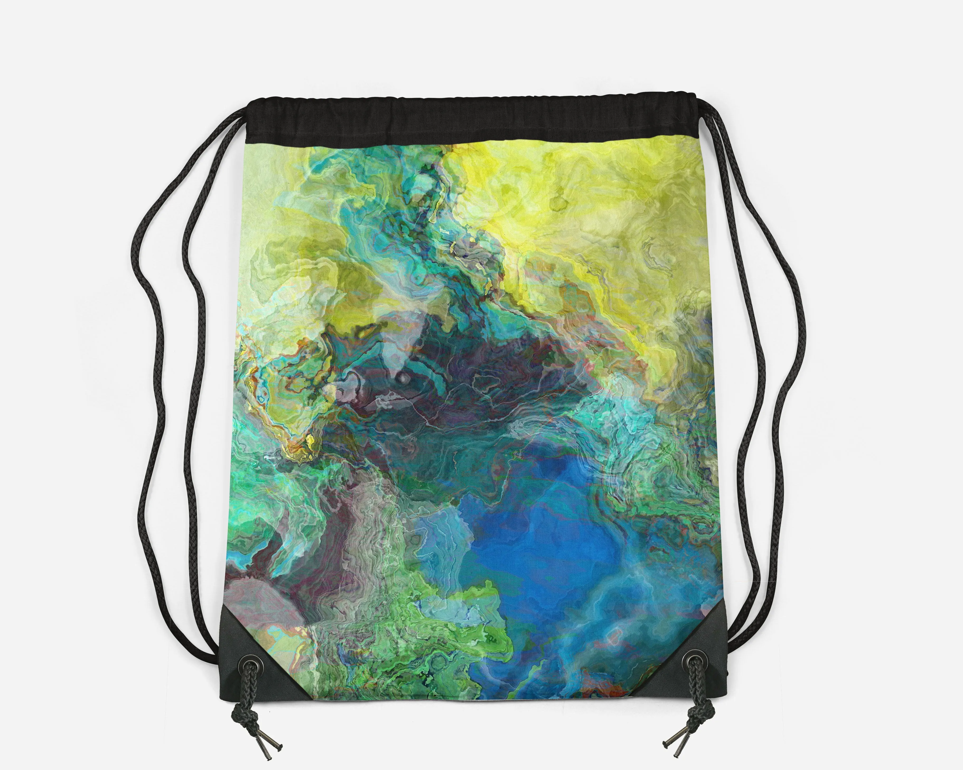 Drawstring Sling Bag, Swimmer